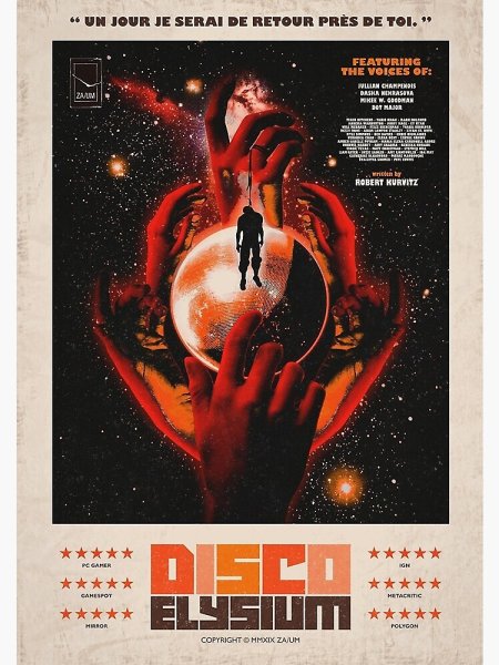 Disco Elysium плакат