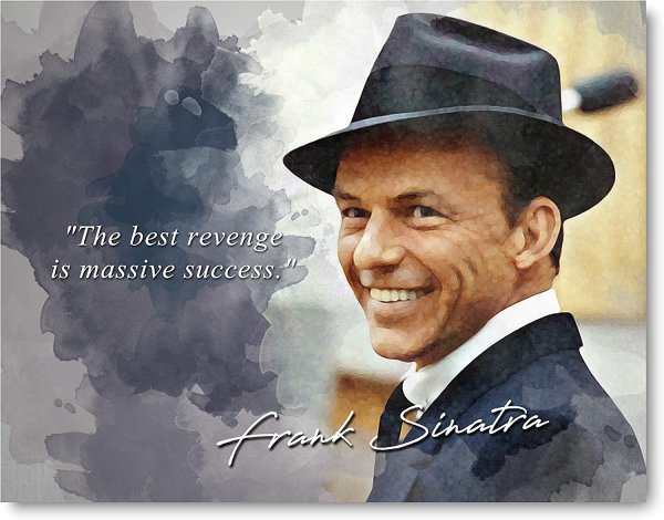 Фрэнк Синатра рисунок