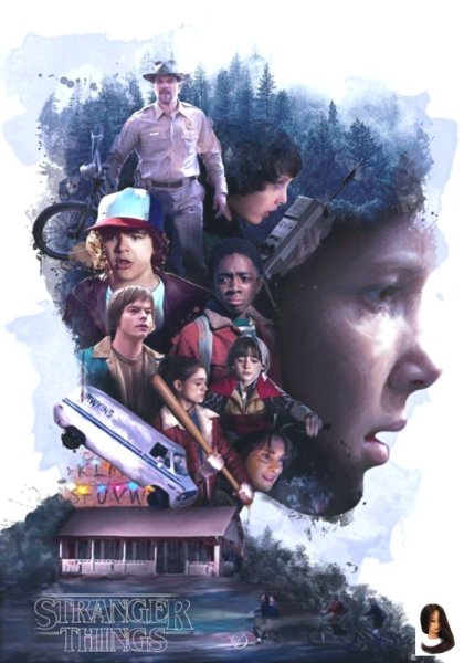 Stranger things плакат