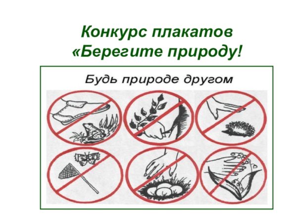 Плакат на тему экология