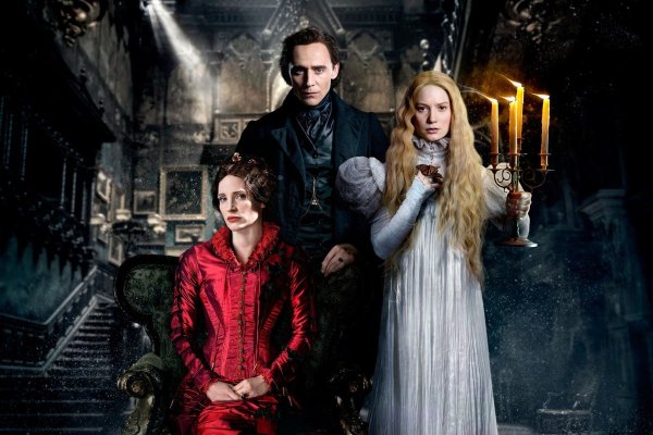 Багровый пик плакат