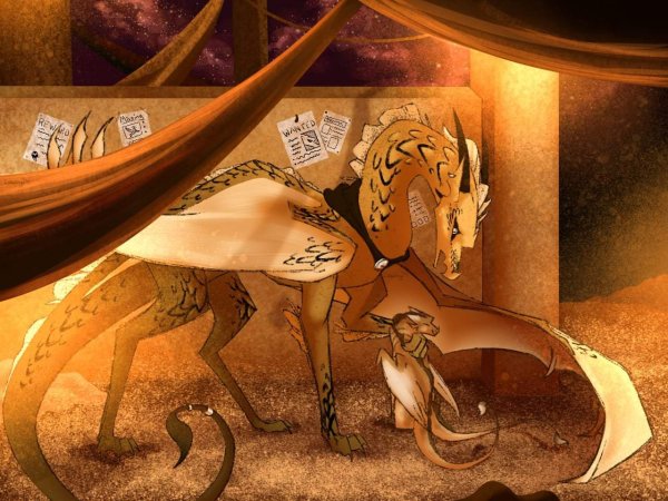 Драконья сага песчаные драконята