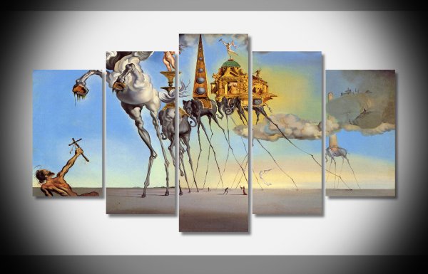 Картина современного искусства дали