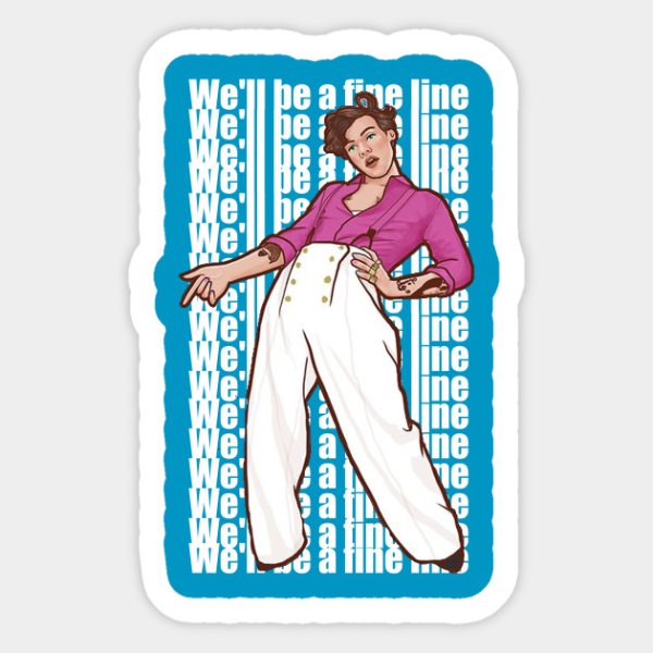 Арт Гарри Стайлс Fine line