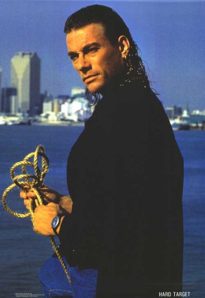 Van Damme hard target poster