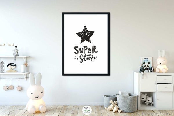 Постеры в интерьере детской