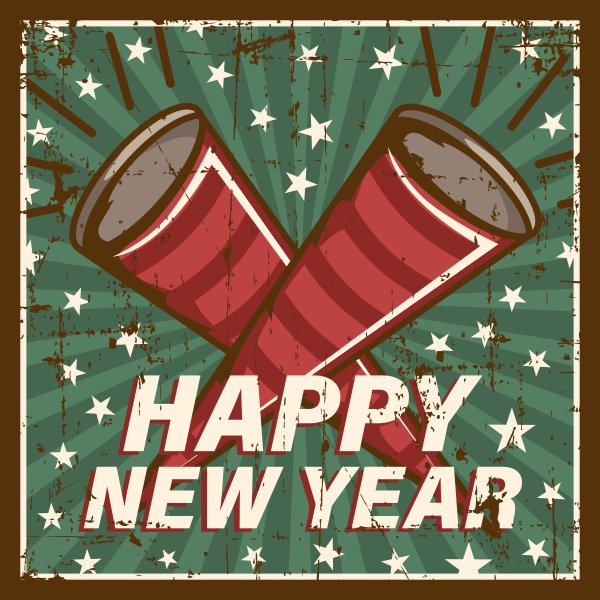 Плакат Happy New year