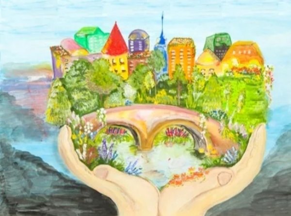 Экология города плакат