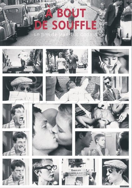 На последнем дыхании фильм 1960 Постер