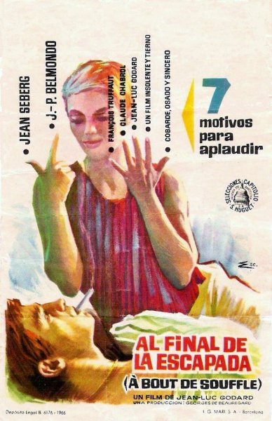 На последнем дыхании 1960 Постер