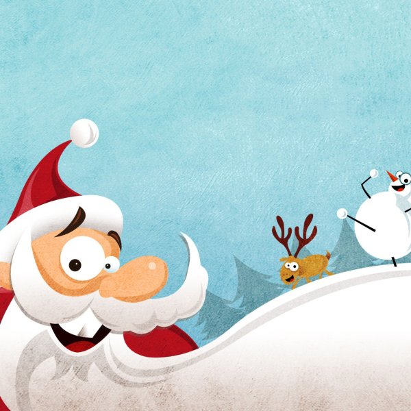 Забавный Снеговик