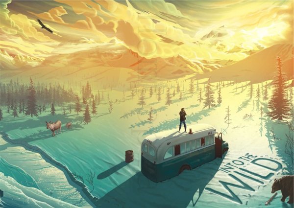 В диких условиях рисунок