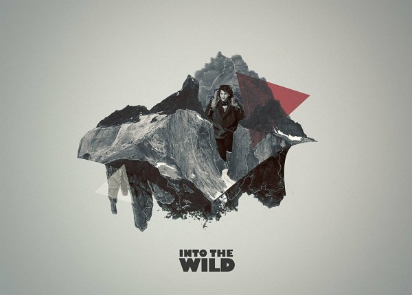 Постер с автобусом into the Wild