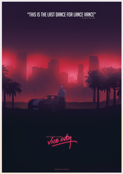 GTA vice City Постер