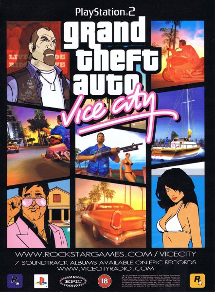 GTA vice City Постер