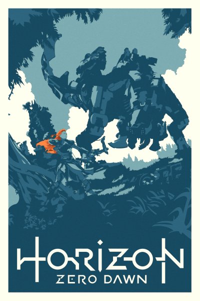Horizon Zero Dawn плакат