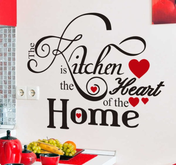 Наклейки на стену Kitchen is a Heart of Home
