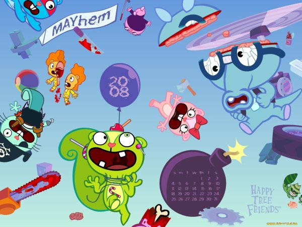 Happy Tree friends герои