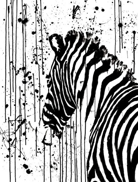 Постер "черно-белое"