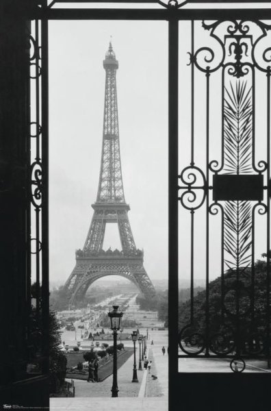 Картина в черной рамке