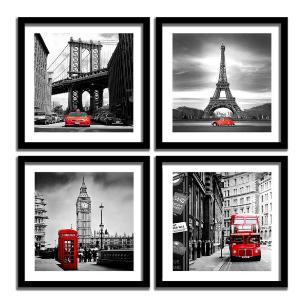 Нью-Йорк Сити Манхэттен черно белый