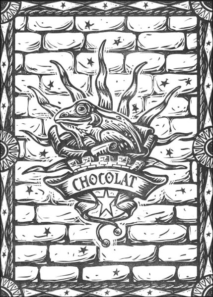 Раскраска Гарри Поттер плакат