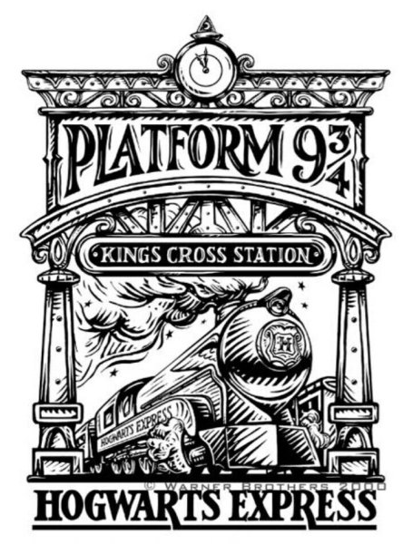 Плакат Гарри Поттер Хогвартс экспресс
