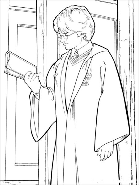 Гарри Поттер и принц полукровка раскраска