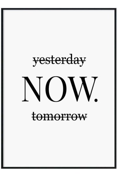 Постер yesterday Now tomorrow