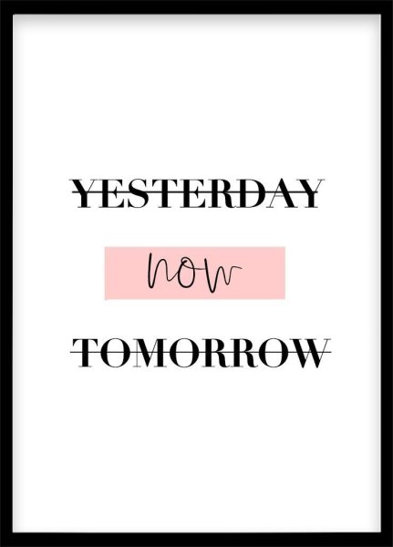 Картина Now yesterday tomorrow