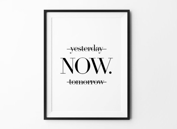 Шрифтовой мотивационный плакат