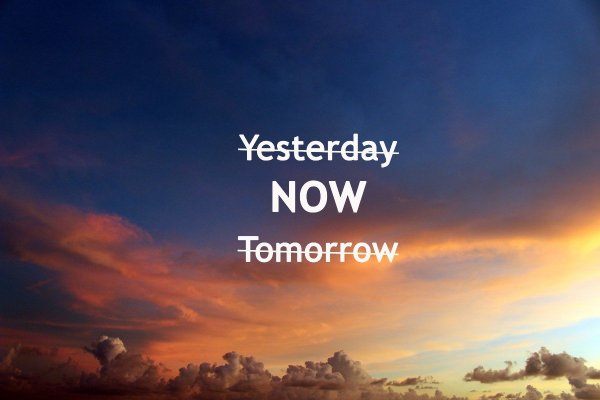 Yesterday Now tomorrow футболка