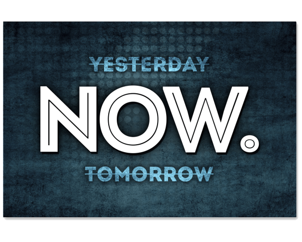 Постер yesterday Now tomorrow