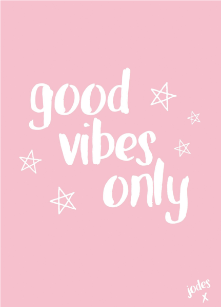 Только хорошие флюиды надпись