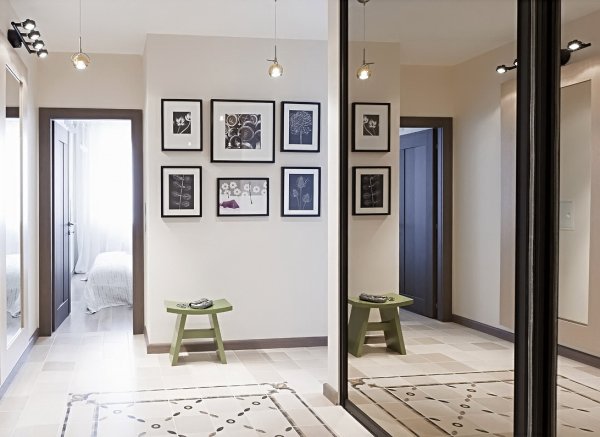 Зеркала в интерьере прихожей