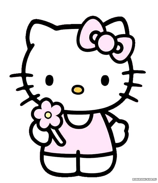 Мини раскраски Хелло Китти