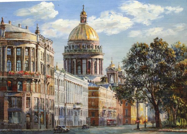 Картины с видом Питера