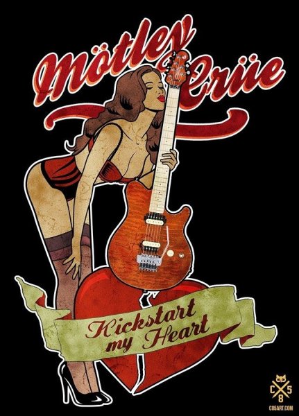 Плакат в стиле рок н ролл