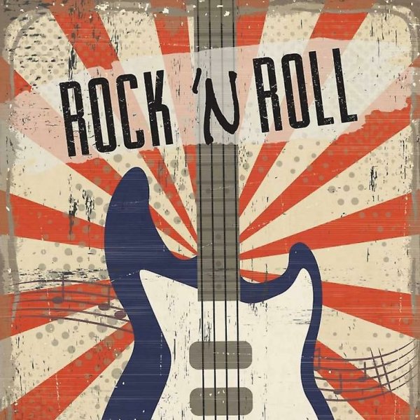 Постер рок н ролл