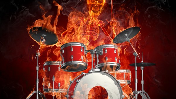 Рок барабаны