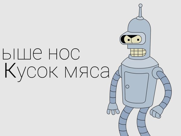 Робот Бендер кусок мяса