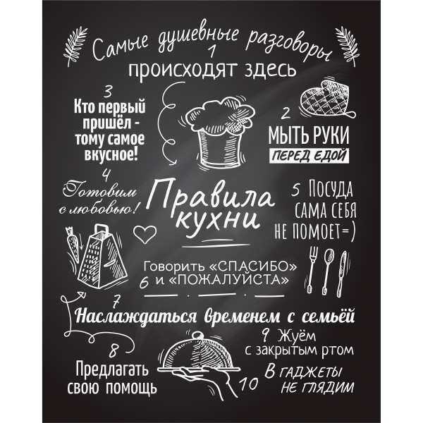 Надпись my Kitchen