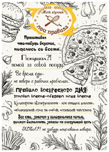 Правила кухни