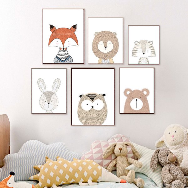 Детские постеры для интерьера