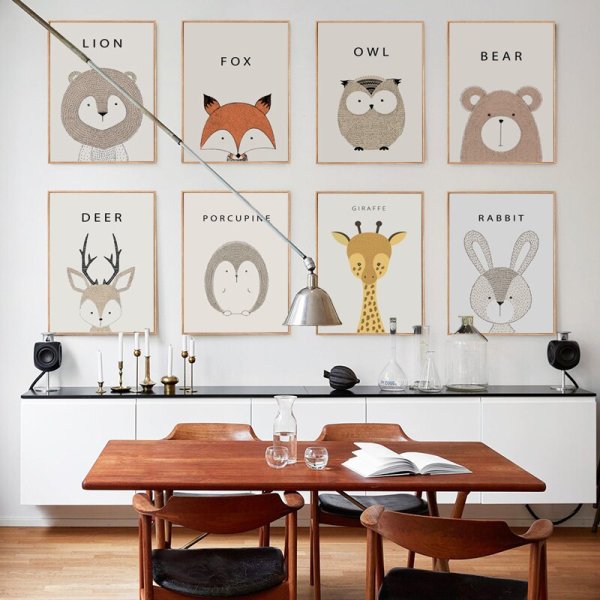 Векторный Постер в детскую