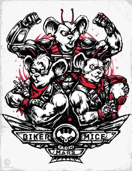 Мыши байкеры с Марса