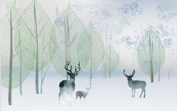 Скандинавский стиль рисования