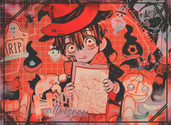 Аниме плакат туалетный мальчик Ханако