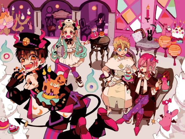 Туалетный мальчик Ханако кун Манга обложка