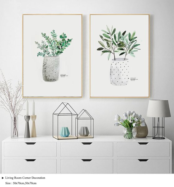 Картина с растениями на стену